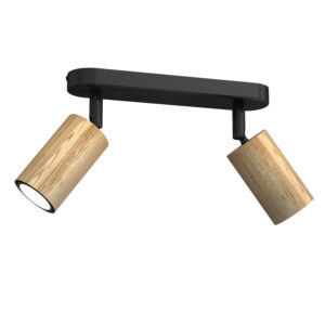 Spot Luminex Nise Black/wood x2