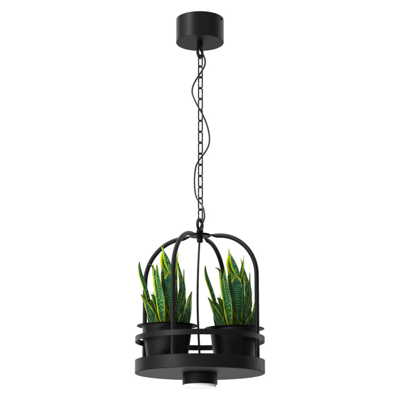 Żyrandol Luminex Zona Round Dia 300 Black x1 - obrazek 3