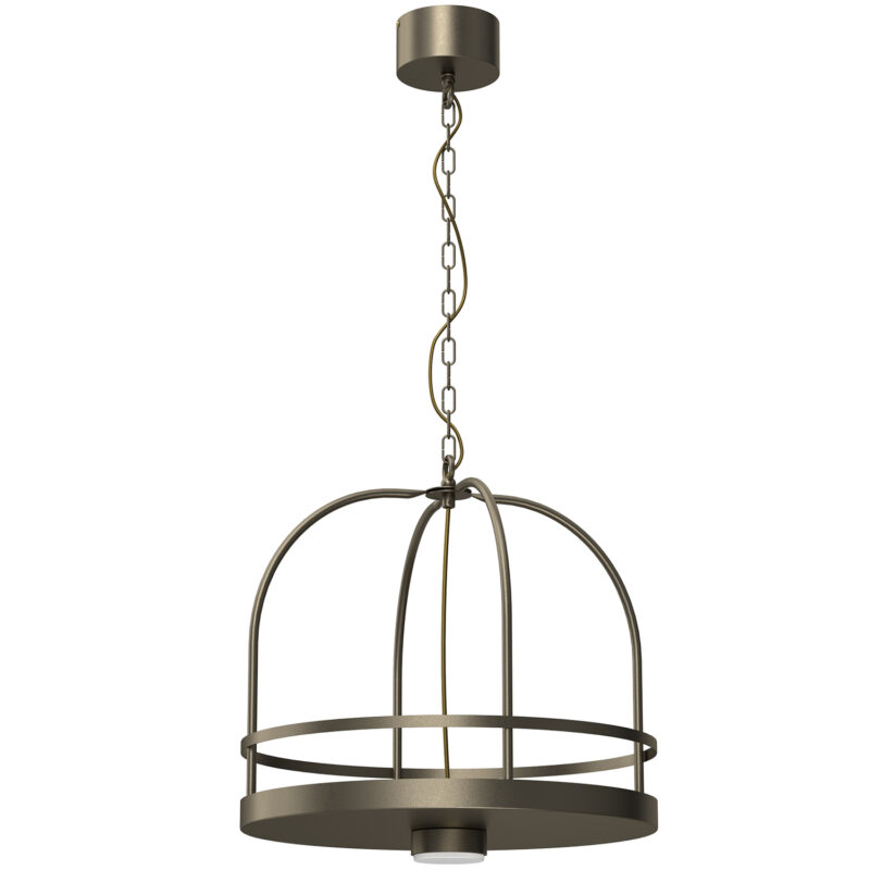 Żyrandol Luminex Zona Round Dia 440 Titanium, (down) x1