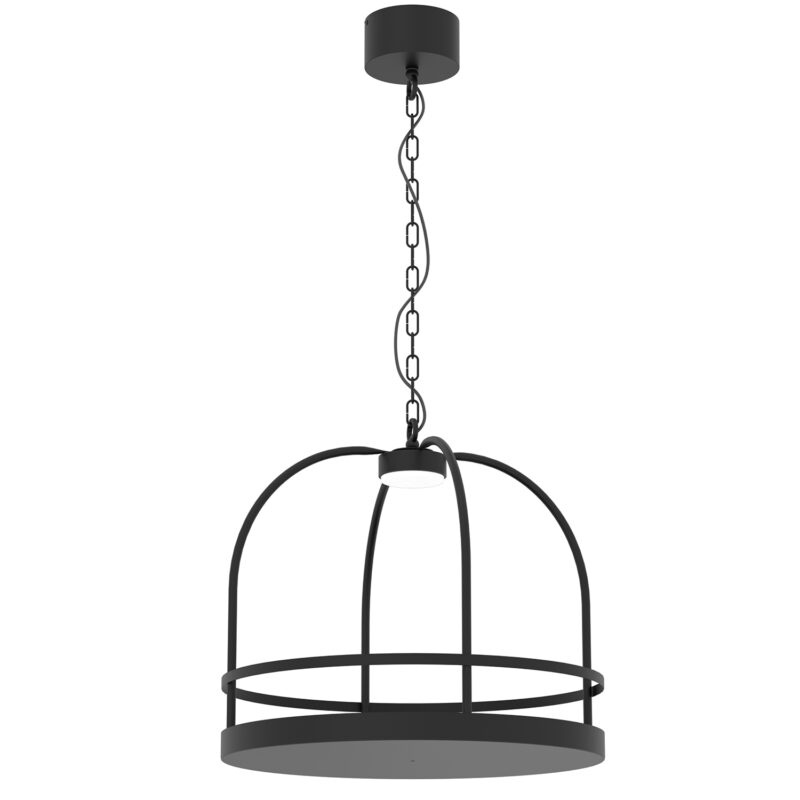 Żyrandol Luminex Zona Round Dia 440 Black, (up) x1
