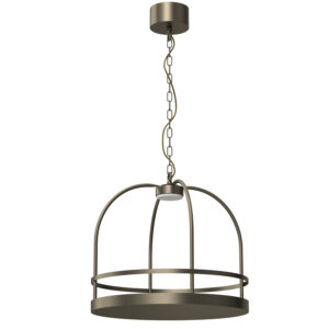 Żyrandol Luminex Zona Round Dia 440 Titanium, (up) x1