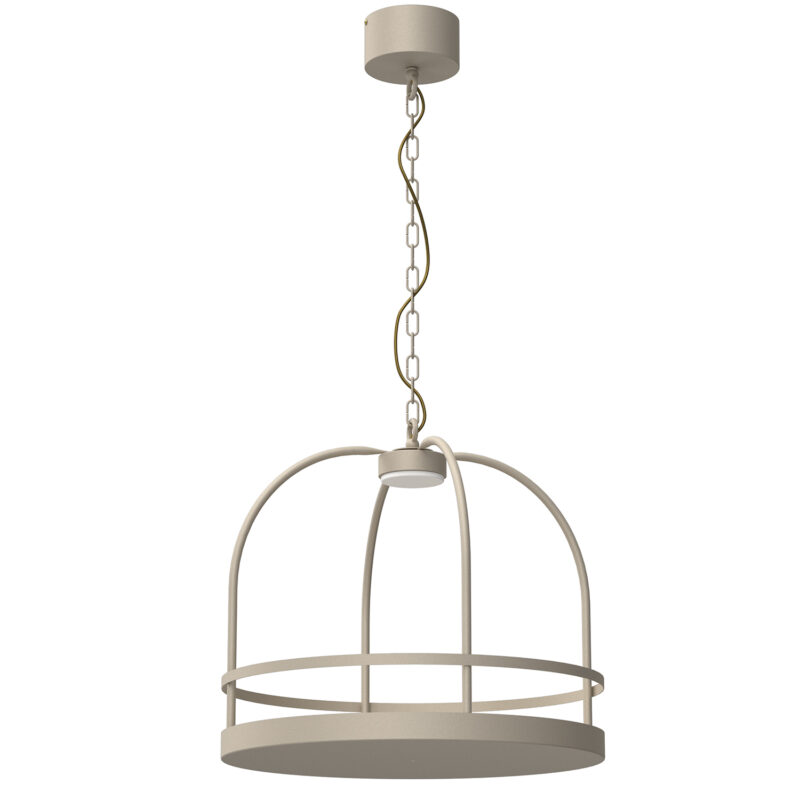 Żyrandol Luminex Zona Round Dia 440 Beige, (up) x1