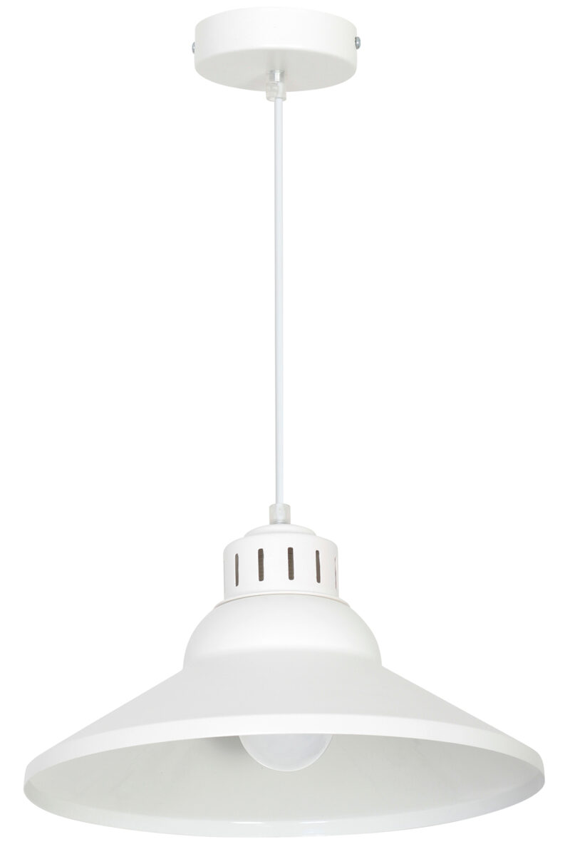 Żyrandol Luminex Works biały x1