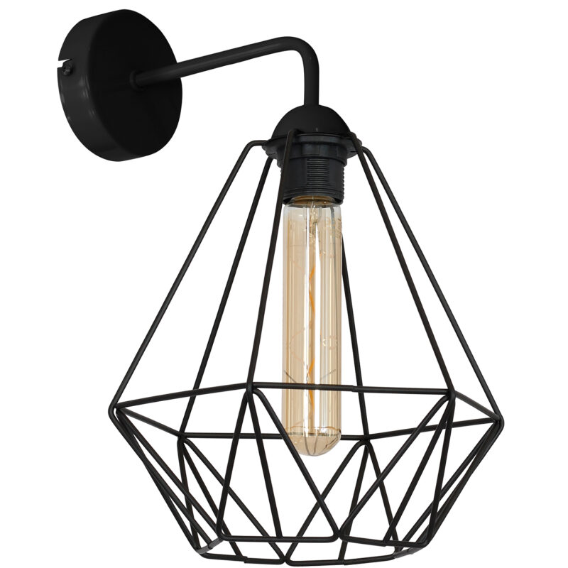 Kinkiet Luminex Basket New black x1