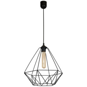 Żyrandol Luminex Basket New black x1
