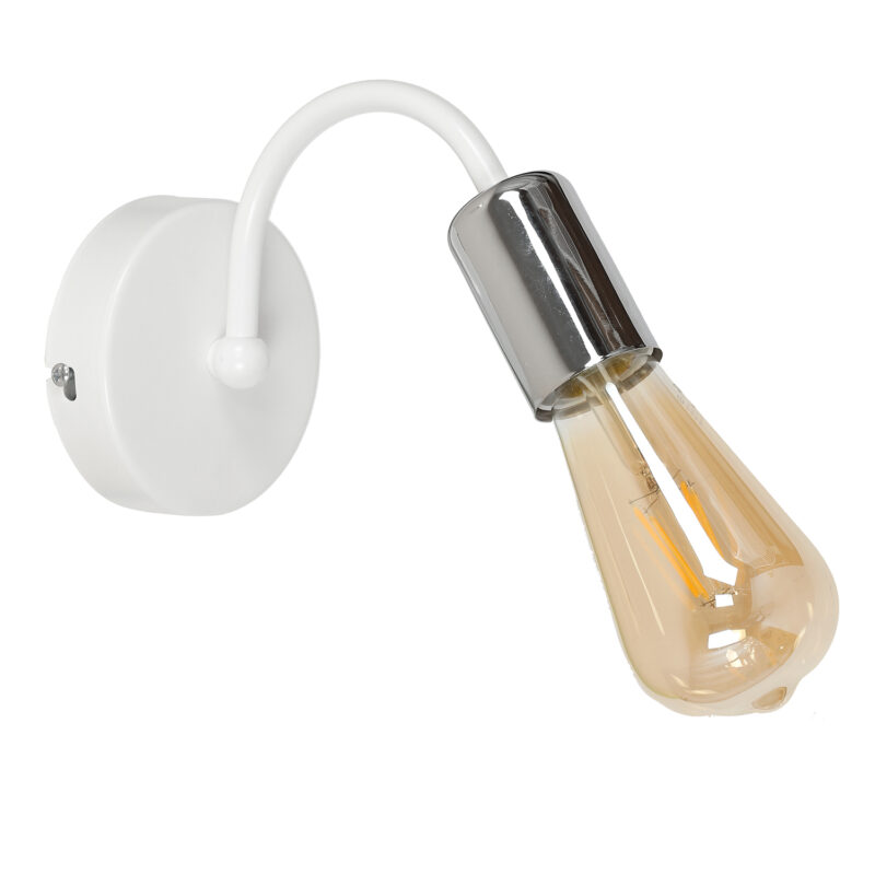Kinkiet Luminex Dow white/chrome x1
