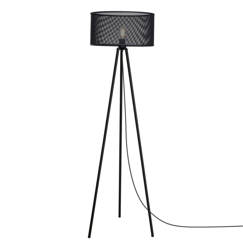 Lampa podłogowa Luminex Felix net black x1