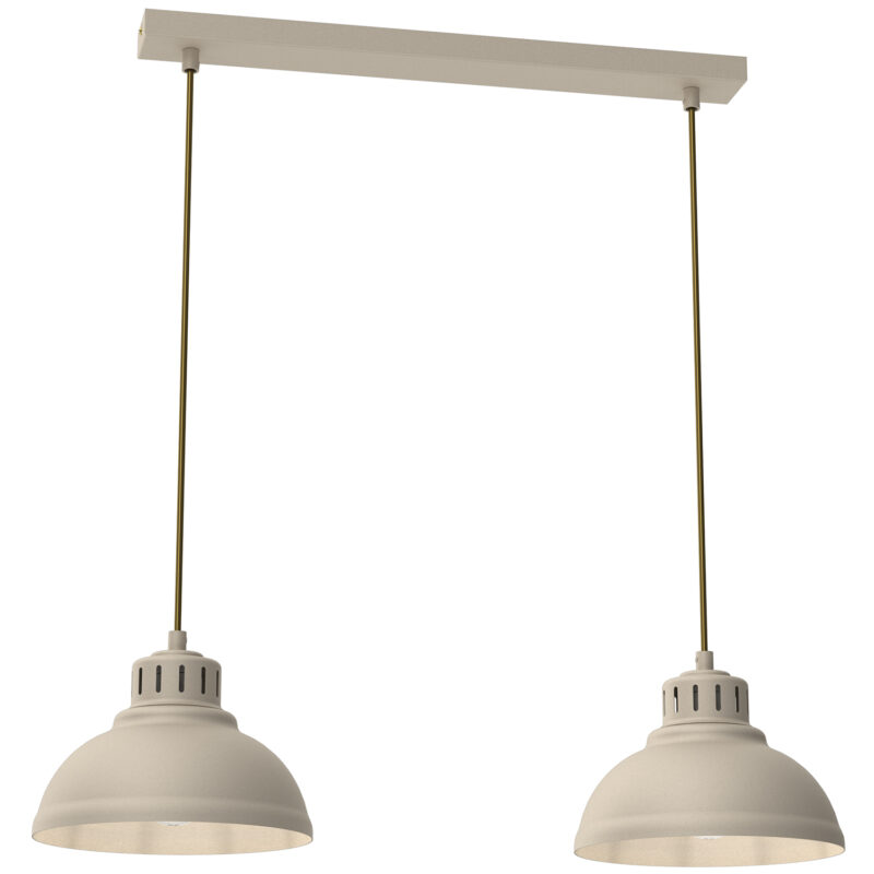 Żyrandol Luminex Sven Beige x2