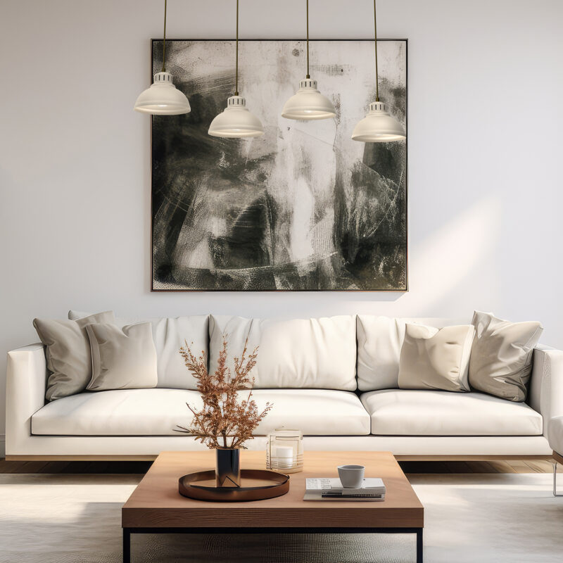 Żyrandol Luminex Sven Beige x4 - obrazek 4