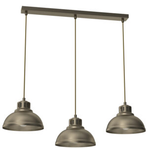 Żyrandol Luminex Sven Titanium Gold x3