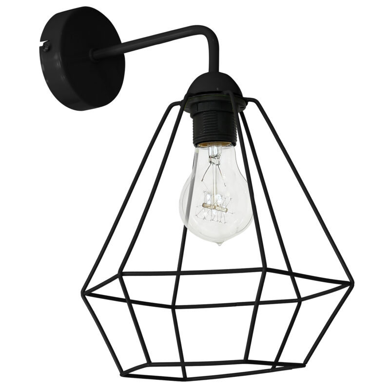 Kinkiet Luminex Alma black x1