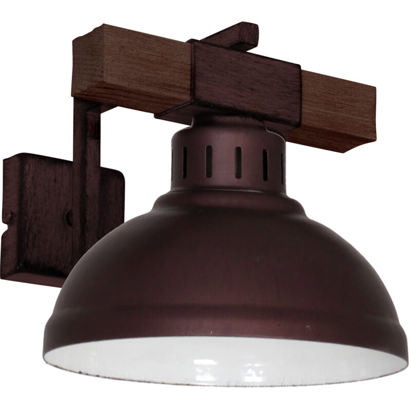 Kinkiet Luminex Hakon dark wood x1