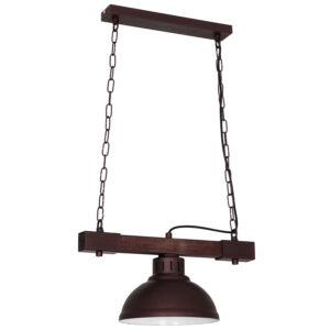 Żyrandol Luminex Hakon dark wood x1
