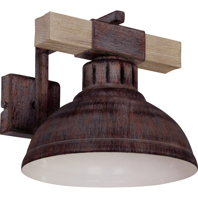 Kinkiet Luminex Hakon natural wood x1