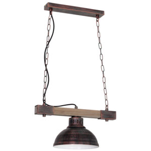 Żyrandol Luminex Hakon natural wood x1