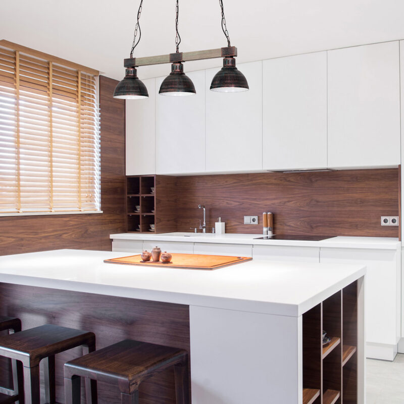 Żyrandol Luminex Hakon natural wood x3 - obrazek 4