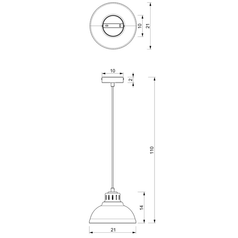 Żyrandol Luminex Sven black x1 - obrazek 5