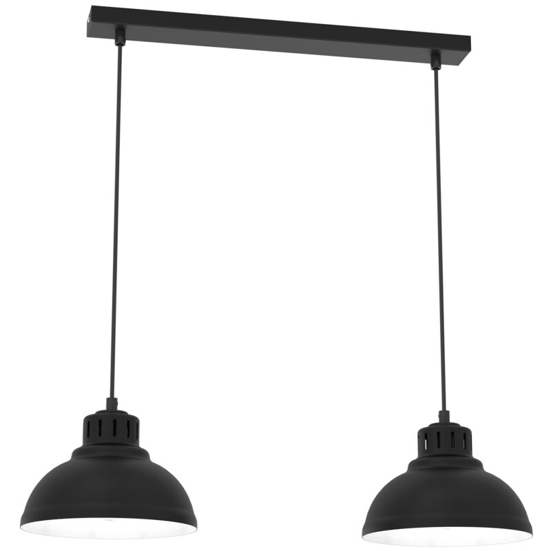 Żyrandol Luminex Sven black x2