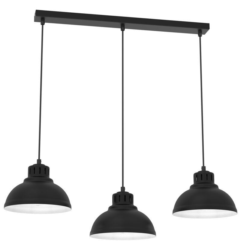 Żyrandol Luminex Sven black x3