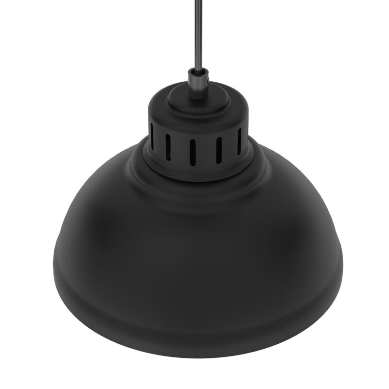 Żyrandol Luminex Sven black x3 - obrazek 3