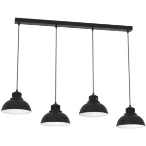 Żyrandol Luminex Sven Black x4
