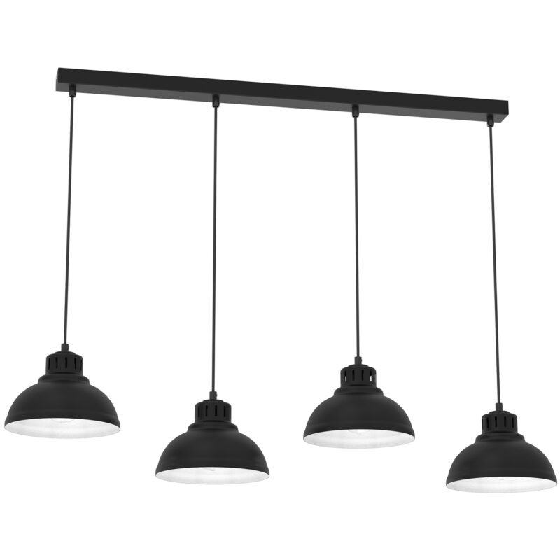 Żyrandol Luminex Sven Black x4