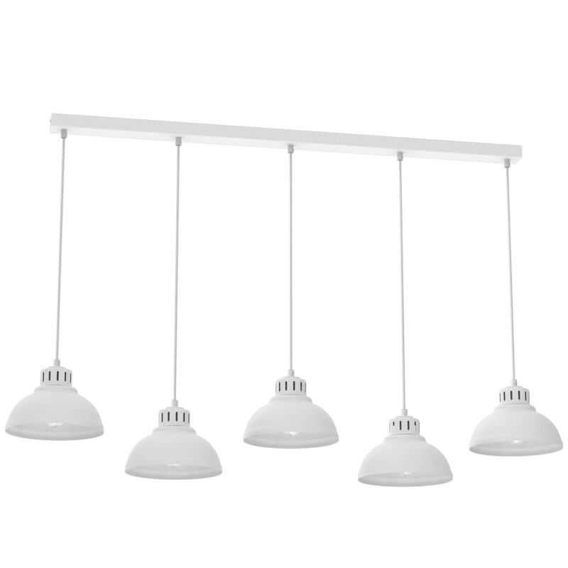 Żyrandol Luminex Sven White x5