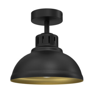 Plafon Luminex Sven Black/gold x1