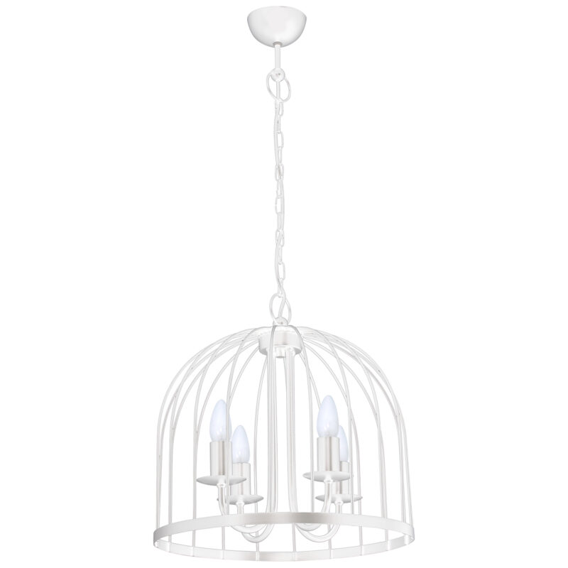 Żyrandol Luminex Single white x4