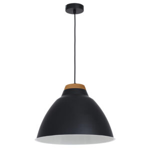 Żyrandol Luminex Skal black x1