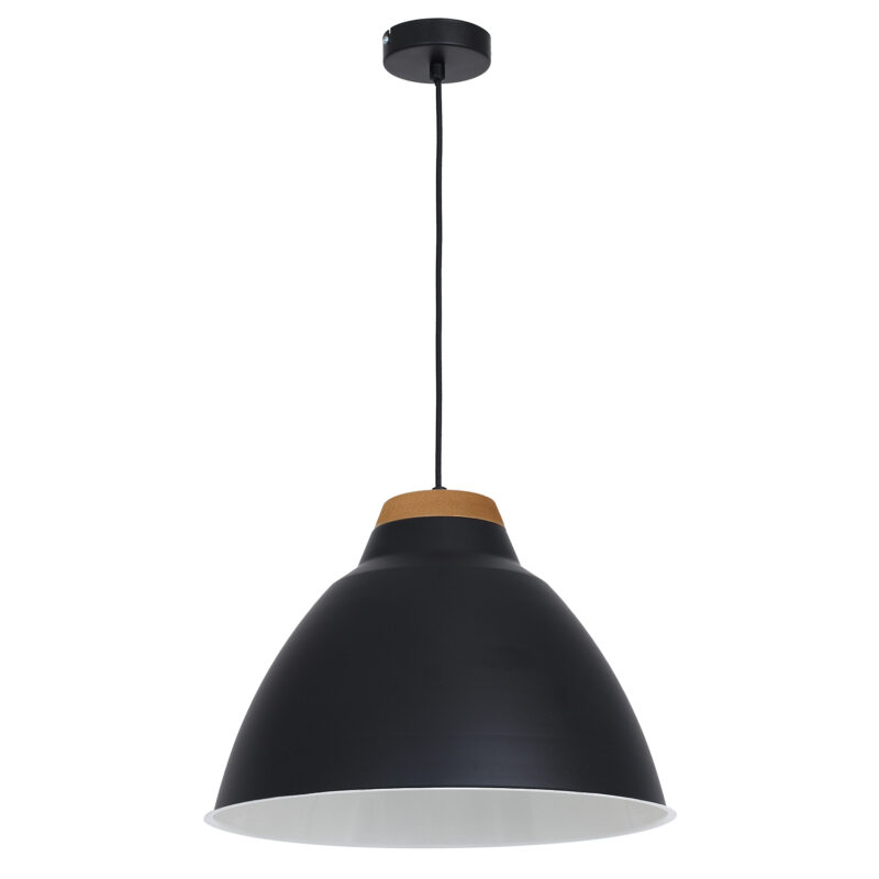 Żyrandol Luminex Skal black x1