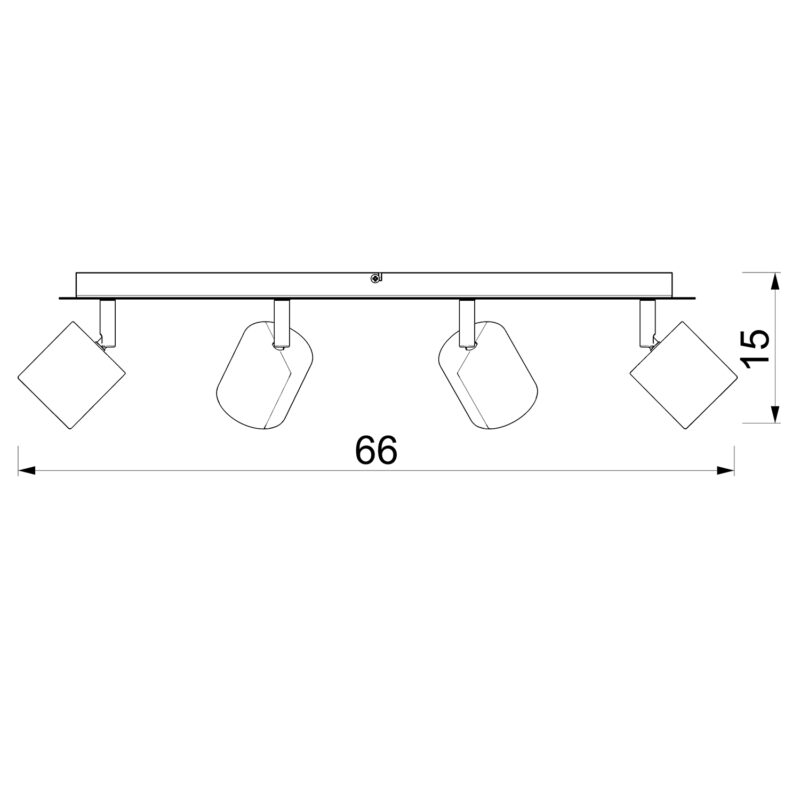 Spot Luminex Demia Black/brass x4 - obrazek 5