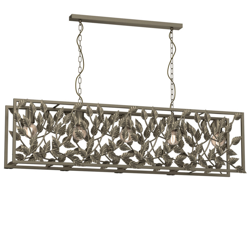 Żyrandol Luminex Arion Titanium Gold x5
