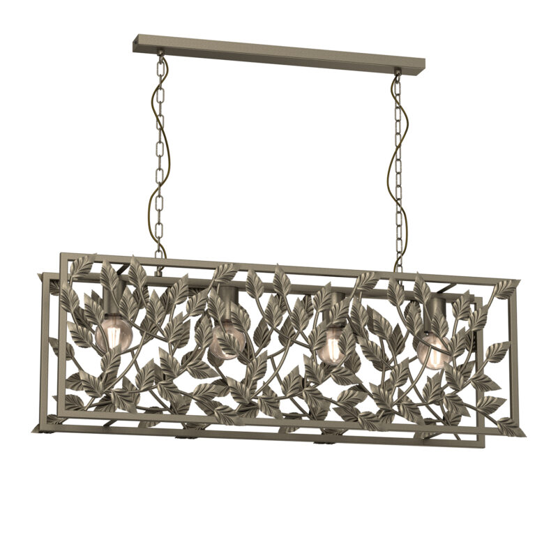 Żyrandol Luminex Arion Titanium Gold x4