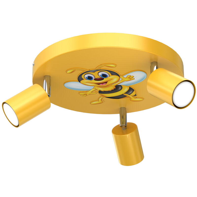 Spot Luminex Fun Bee Yellow Plate Dia 300 x1