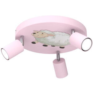 Spot Luminex Fun Sheep Pink Plate Dia 300 x1