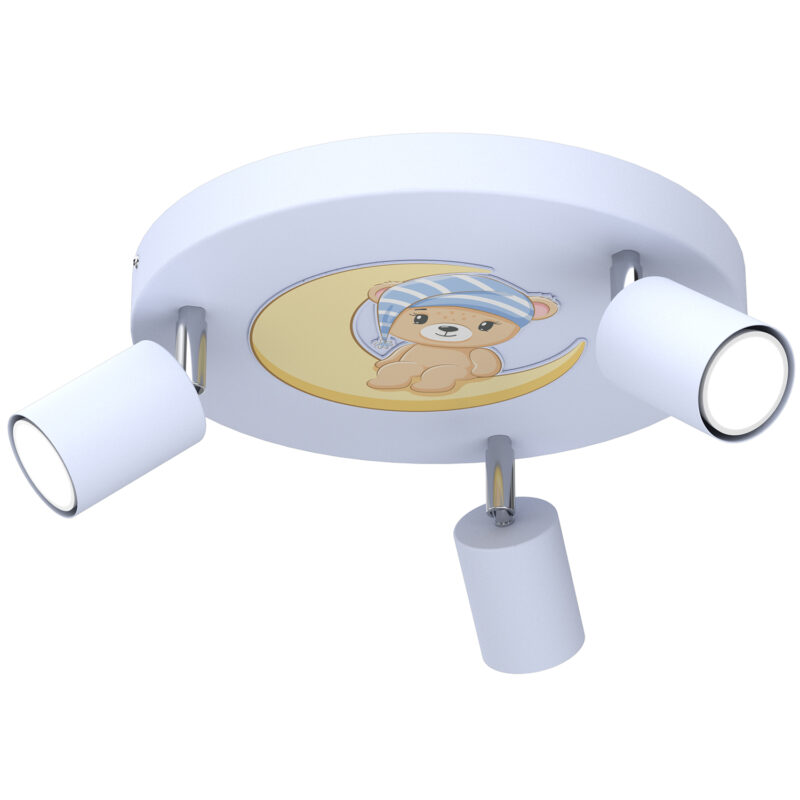 Spot Luminex Fun Night Bear Blue Plate Dia 300 x1