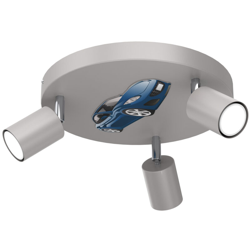 Spot Luminex Fun Car Blue/grey Plate Dia 300 x1