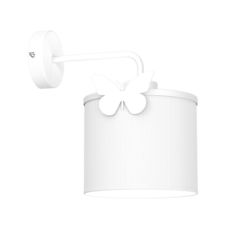 Kinkiet Luminex Sweet Butterfly White, Shade Dia 180/h 150 White x1