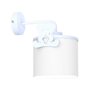 Kinkiet Luminex Sweet Bear Pink, Shade Dia 180/h 150 White x1