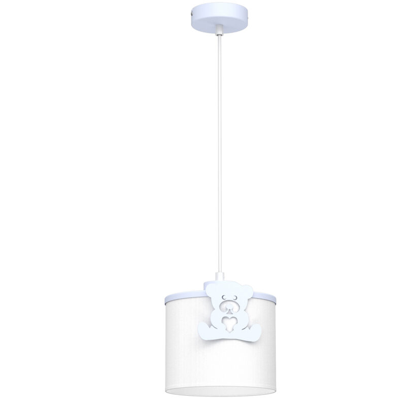 Żyrandol Luminex Sweet Bear Pink, Shade Dia 180/h 150 White x1