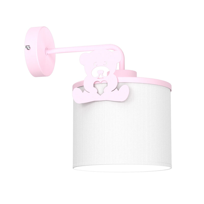 Kinkiet Luminex Sweet Bear Blue, Shade Dia 180/h 150 White x1