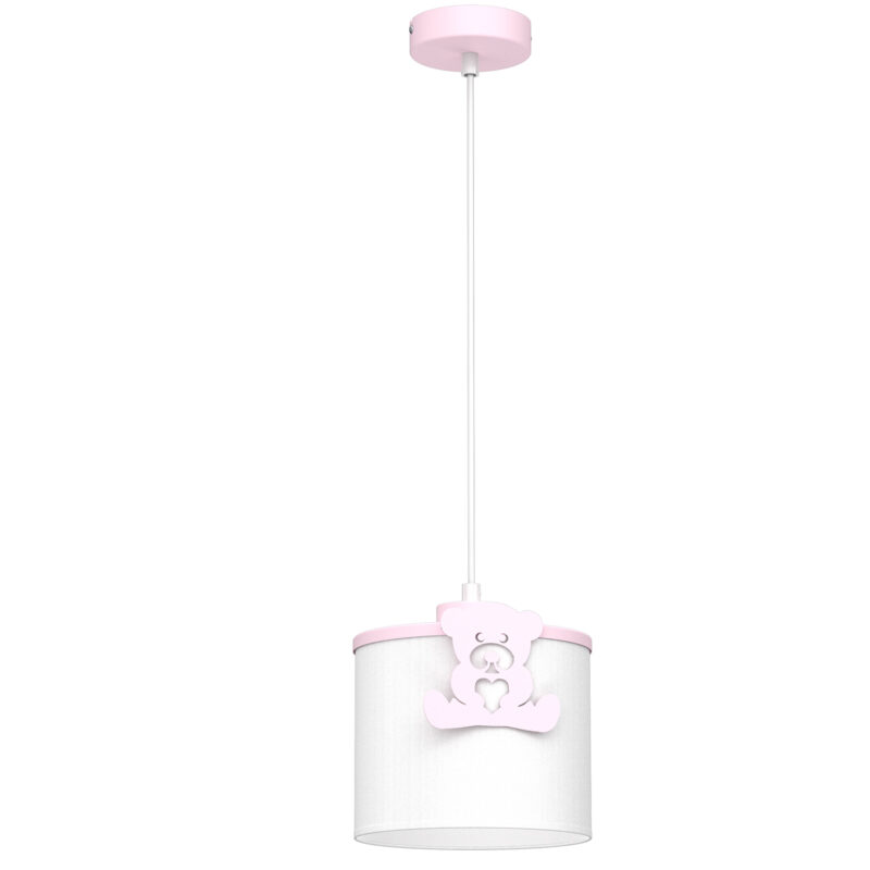 Żyrandol Luminex Sweet Bear Blue, Shade Dia 180/h 150 White x1