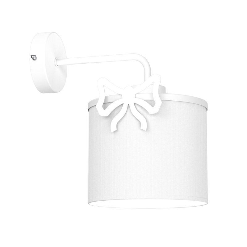 Kinkiet Luminex Sweet Bow White, Shade Dia 180/h 150 White x1