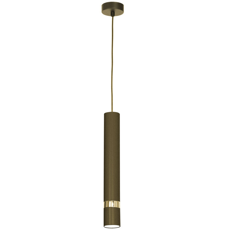 Żyrandol Luminex Reno Titanium Gold/gold x1