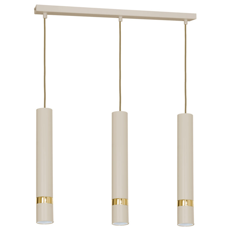 Żyrandol Luminex Reno Line Bar 600 Mm Beige/gold x3