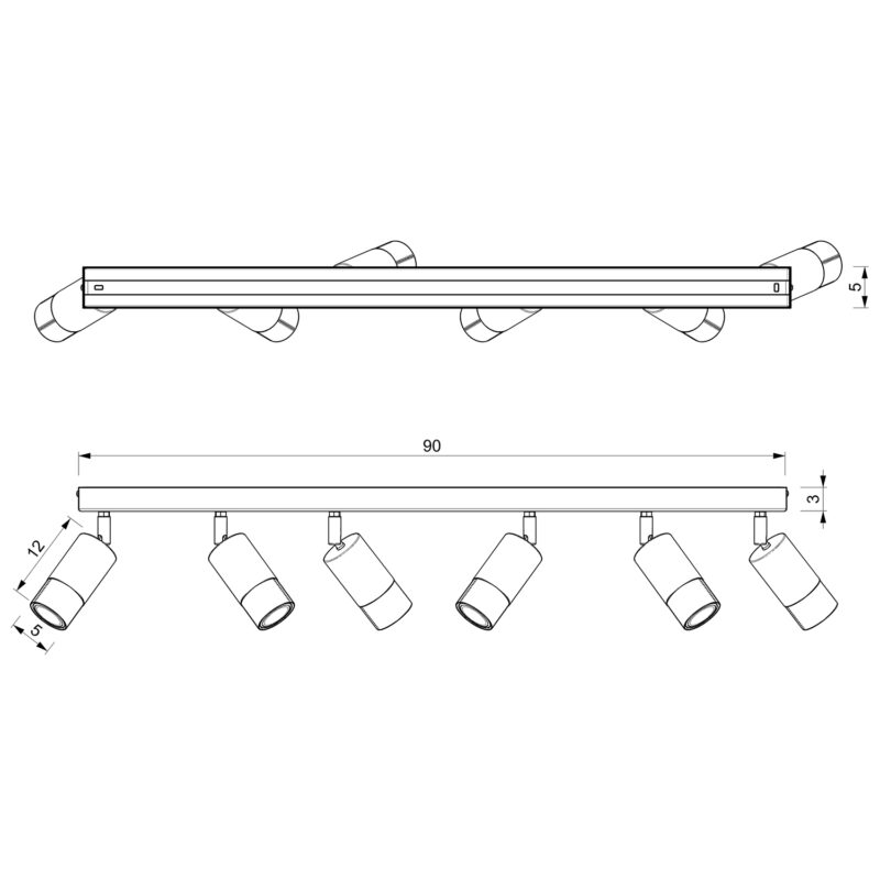 Spot Luminex Link Titanium Gold x6 - obrazek 5