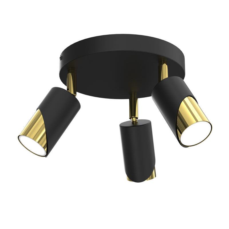 Spot Luminex Shift Plate Dia 200, Black/gold x3
