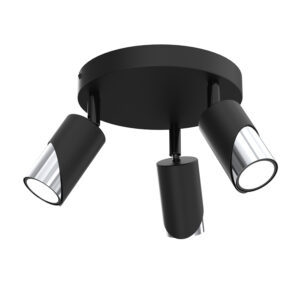 Spot Luminex Shift Plate Dia 200, Black/chrome x3