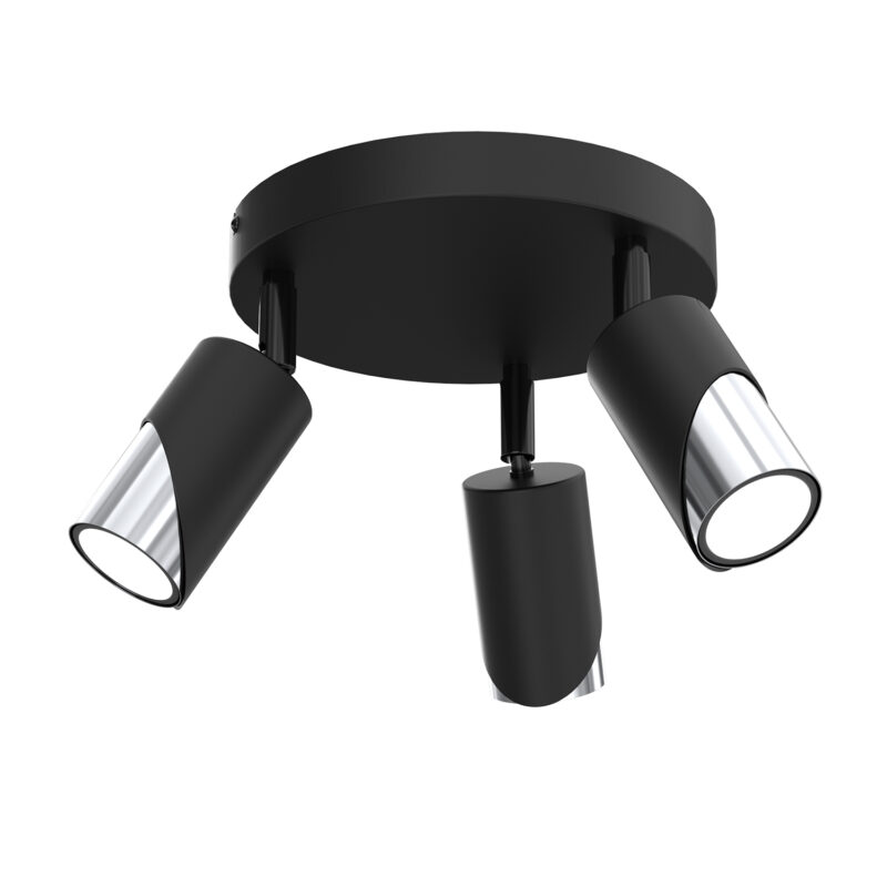 Spot Luminex Shift Plate Dia 200, Black/chrome x3